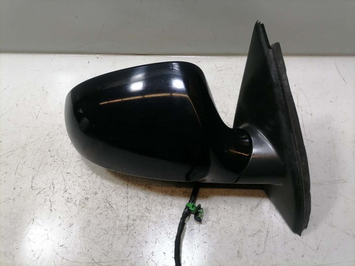 VW Passat 3C original Au&szlig;enspiegel rechts elektrisch LC9X Deep Black Perl BJ10